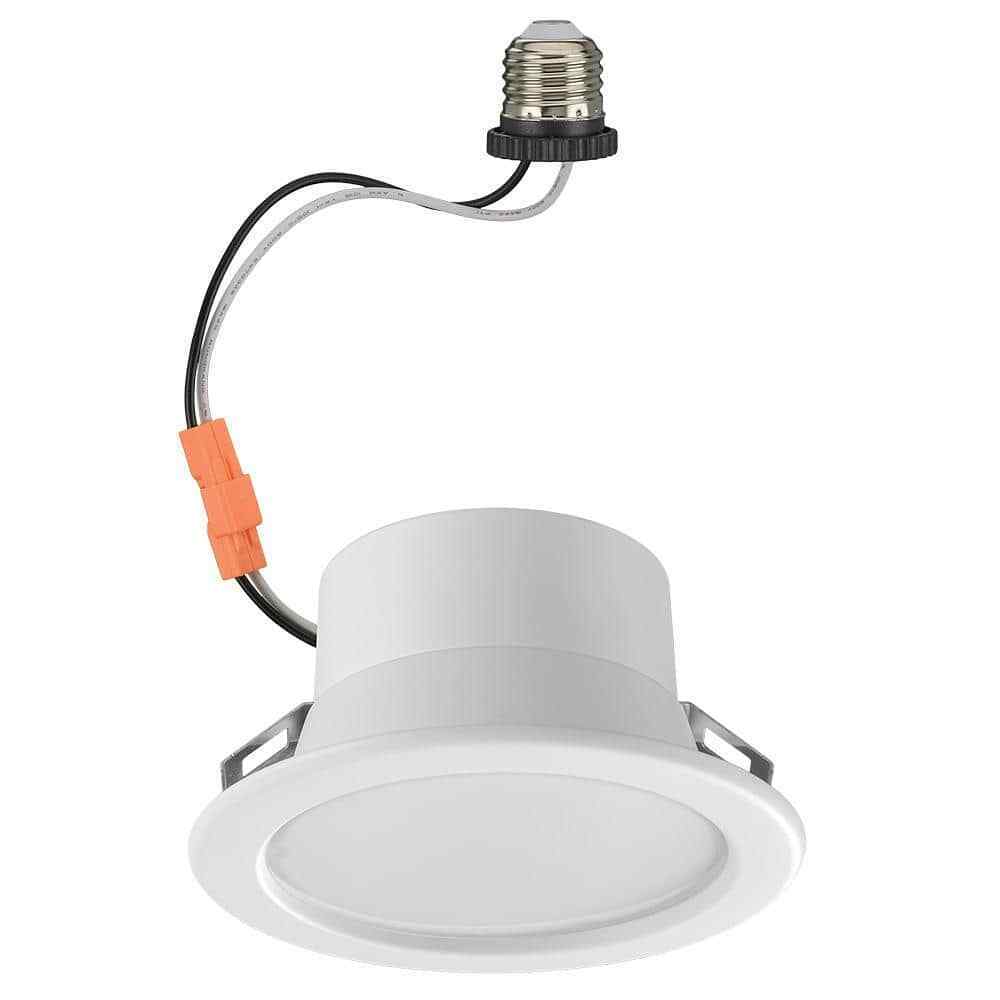 Commercial Electric 4 in. Smart Hubspace LED Recessed Light Trim