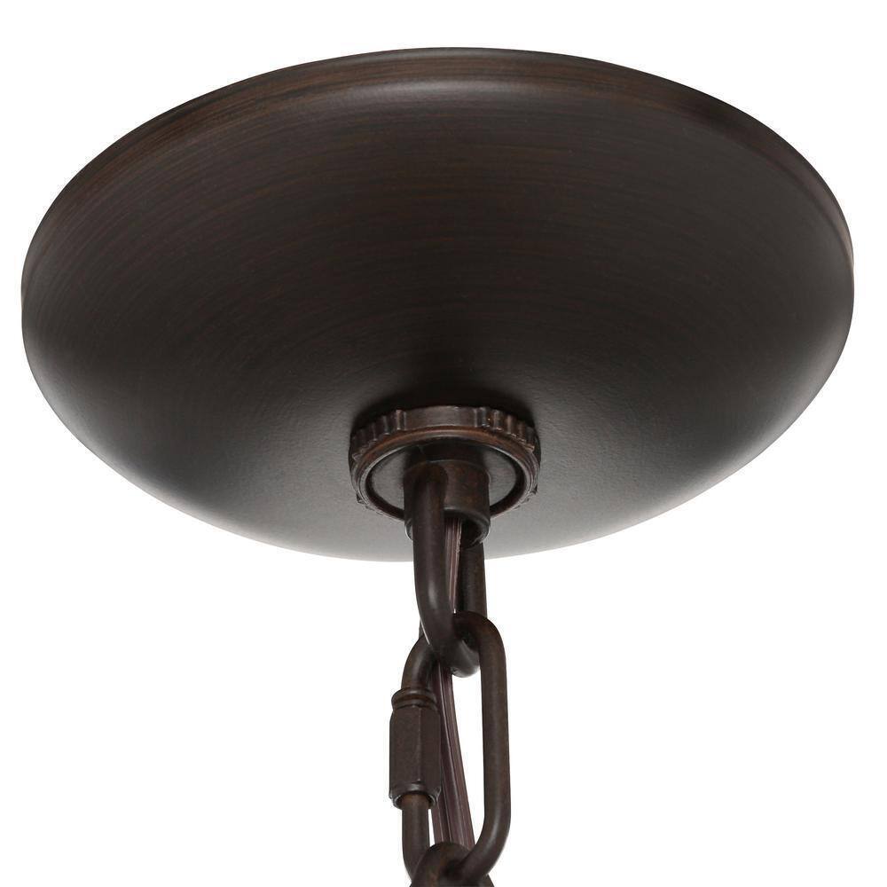 Golden Lighting Lancaster Collection 5-Light Rubbed Bronze Chandelier Light
