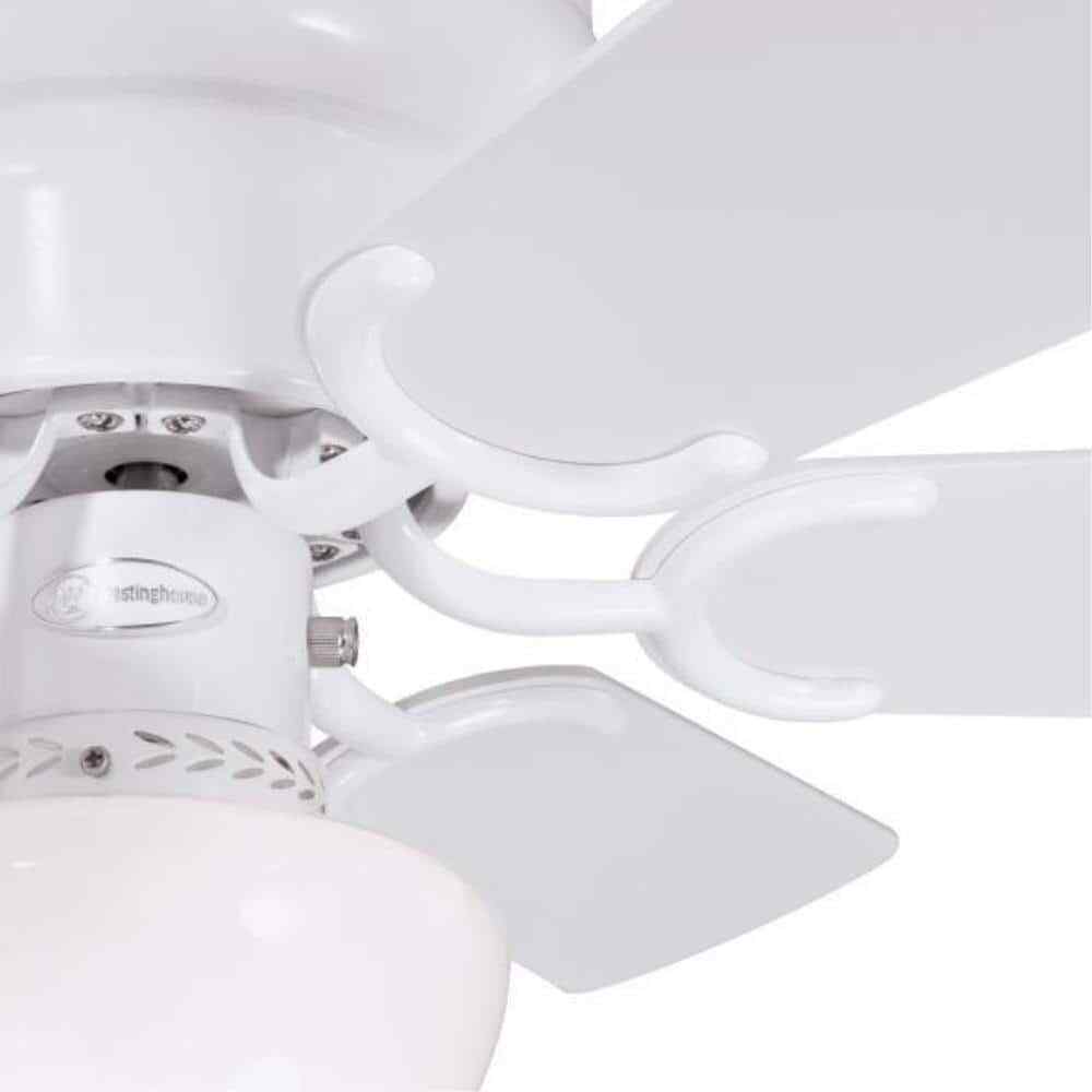 Westinghouse Petite 30 in. LED White Ceiling Fan with Light Kit