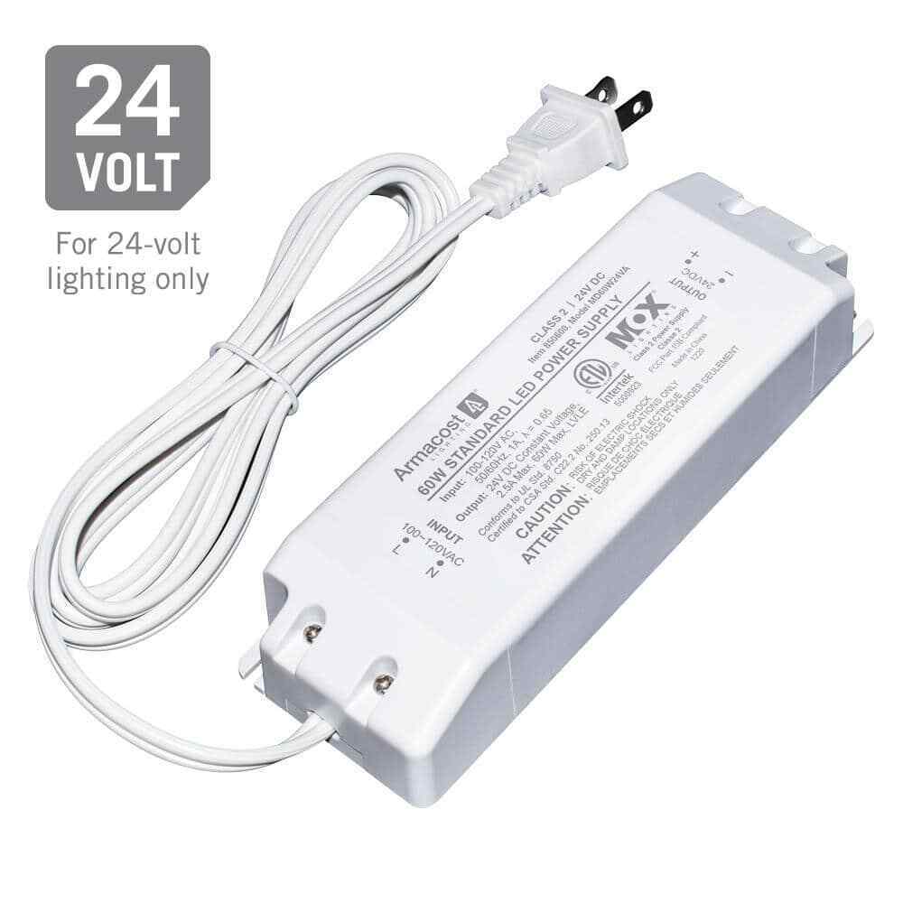 Armacost Lighting LED Power Supply 60-W Standard Driver 24-Volt DC Transformer