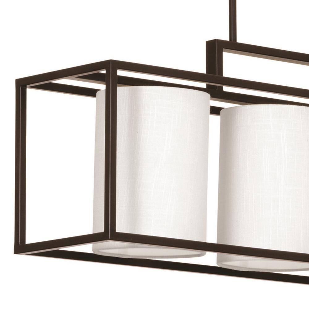 Progress Lighting Province Collection 3-Light Antique Bronze Island Chandelier