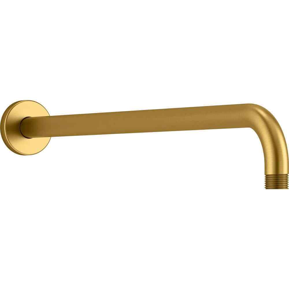 KOHLER Statement 19" Wall-Mount Single-Function Rain Head Shower Arm and Flange
