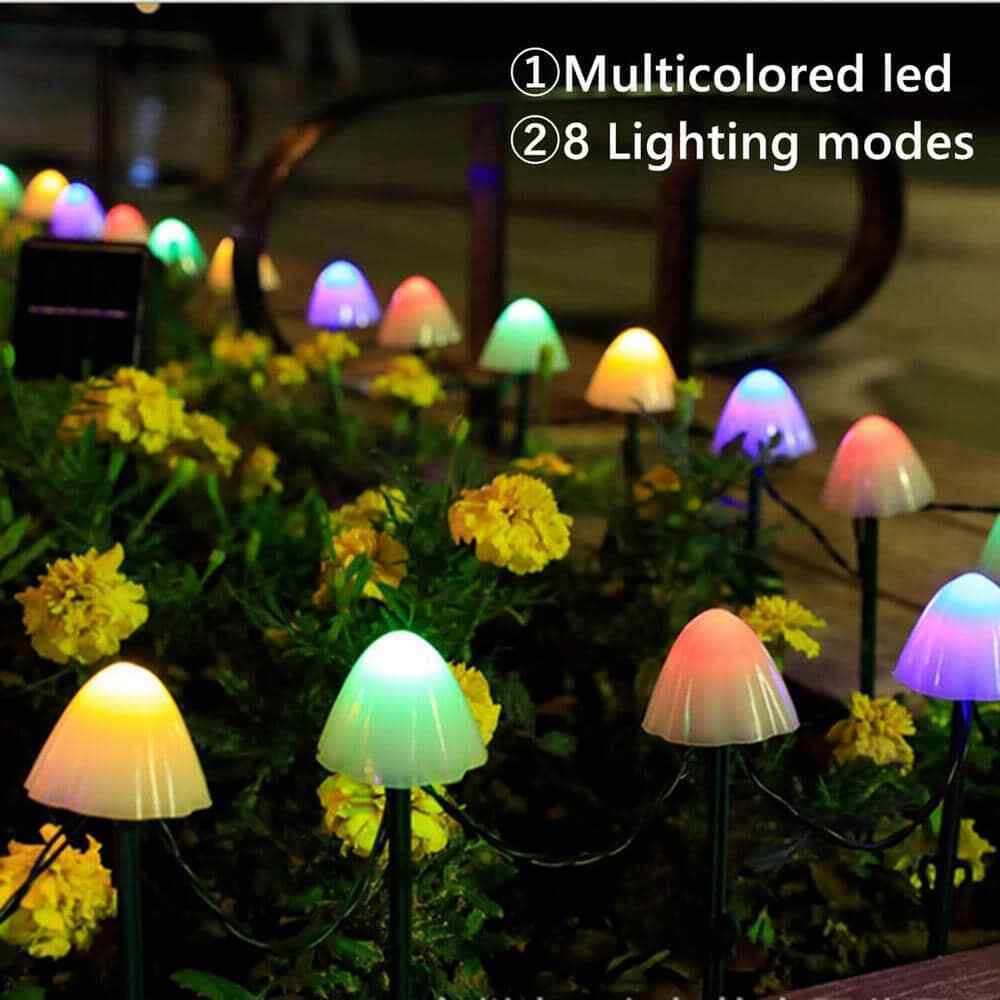 SOWAZ 20 LED 20 ft. Outdoor Solar Integrated LED Bulb String Light