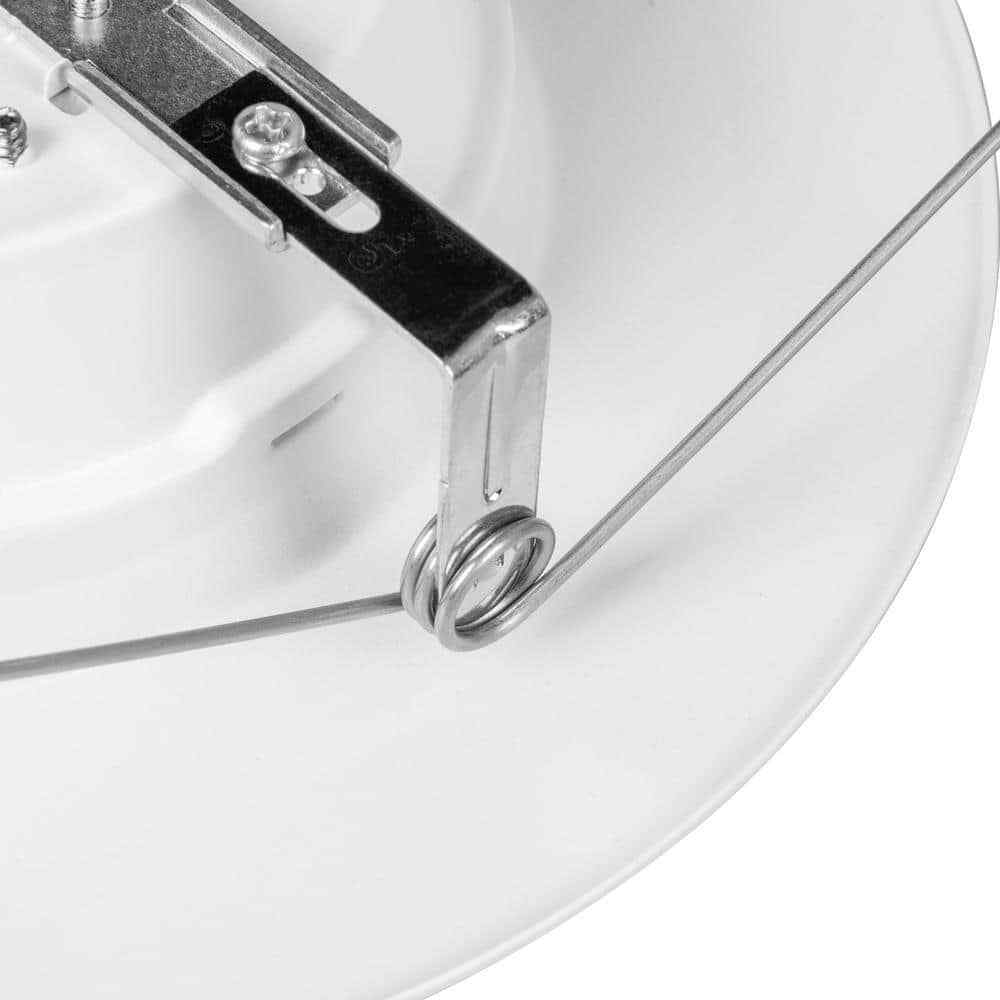 Commercial Electric 5/6 in. Integrated LED White Dimmable Recessed Light Trim