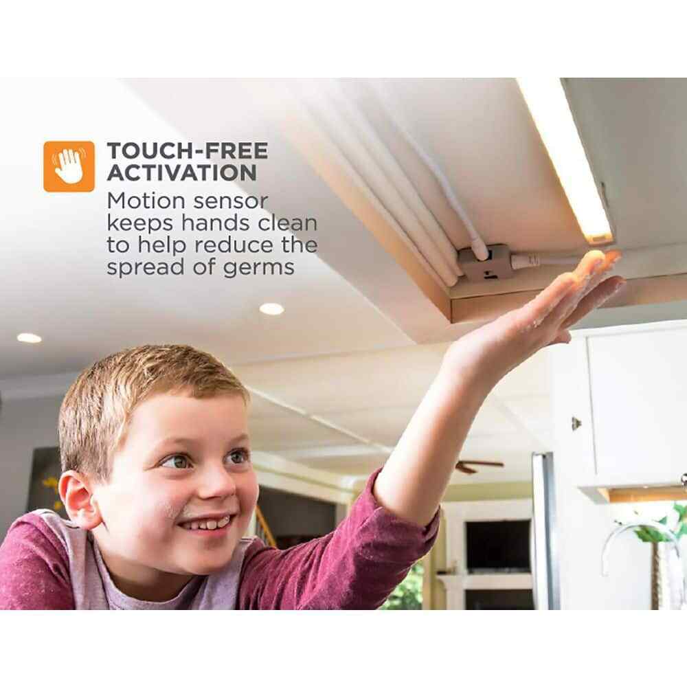 BLACK+DECKER 24 in. LED Warm White 2700K Dimmable 1-Bar Under Cabinet Lights Kit