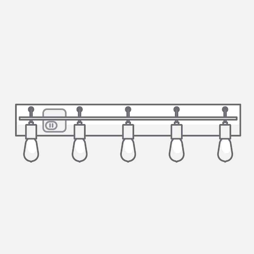 Generation Lighting Alturas 4.375 in. 1-Light Modern Midnight Black Wall Sconce