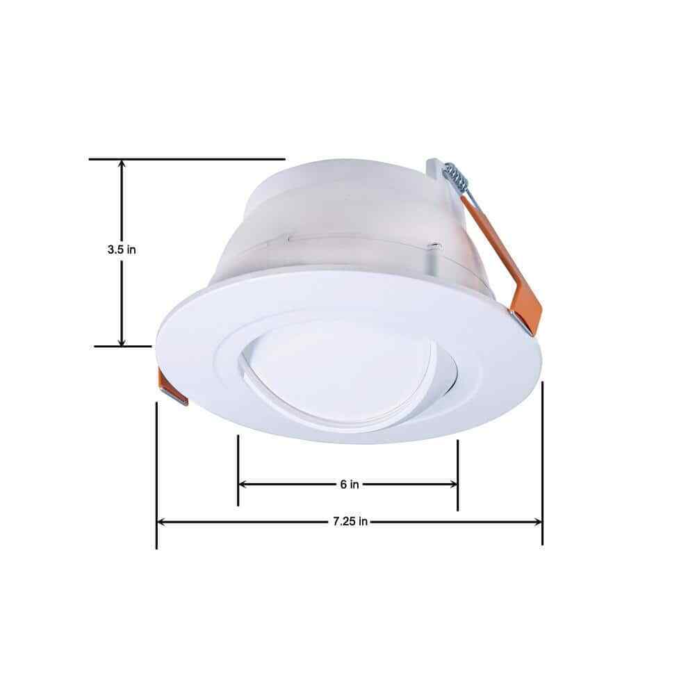 Halo RA 6 in. Canless Recessed Adjustable Gimbal LED Kit
