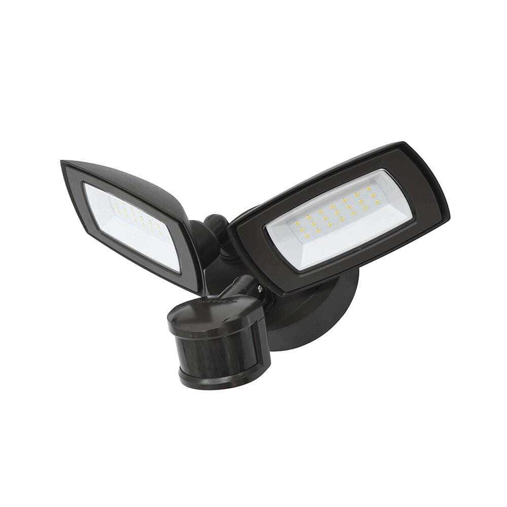 Commercial Electric 150W Equivalent Bronze Outdoor LED Security Light 3000 Lumen