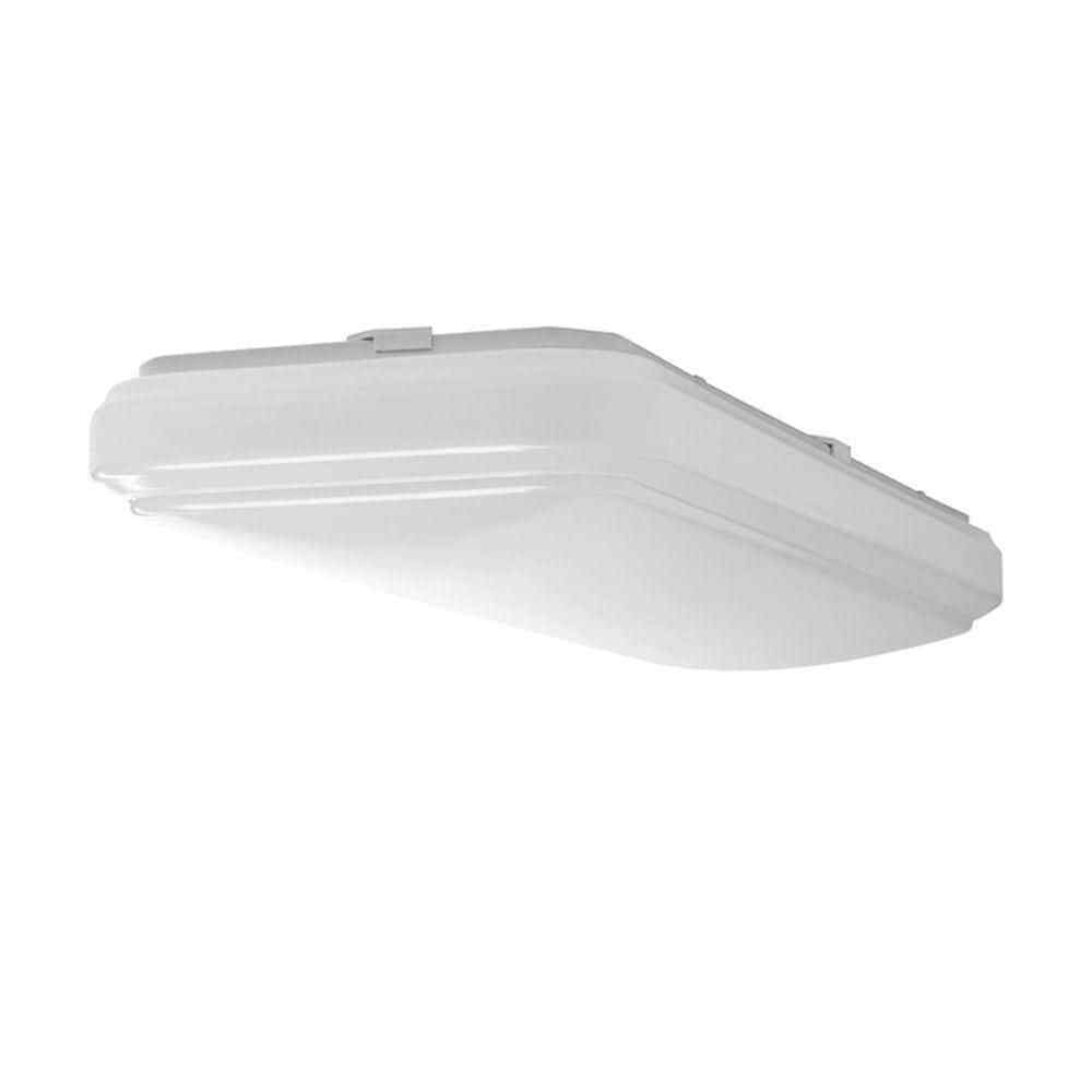 Commercial Electric 2 ft. x 10 in.LED Flush Mount Rectangular Ceiling Light