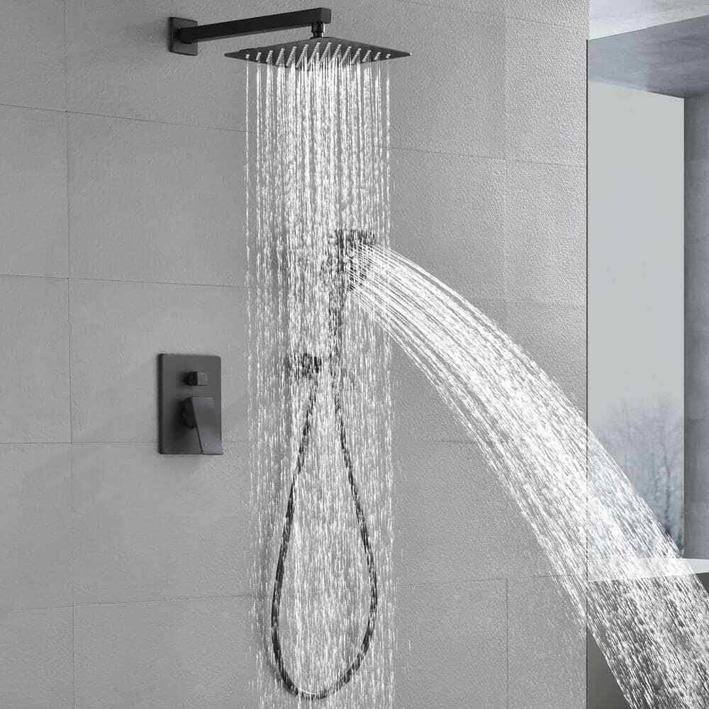 Toject Pardo 3-Spray Patterns with 1.8 GPM 9.8 in. Wall Mount Dual Shower Heads