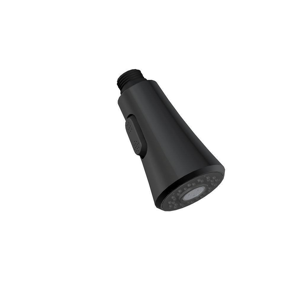 Cartway Single-Handle Pull-Down Sprayer Kitchen Faucet in Matte Black D001O