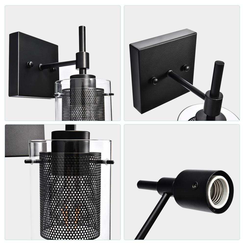 EDISLIVE Fraga 4.72 in. 1-Light Vanity Light Fixture Wall Sconce