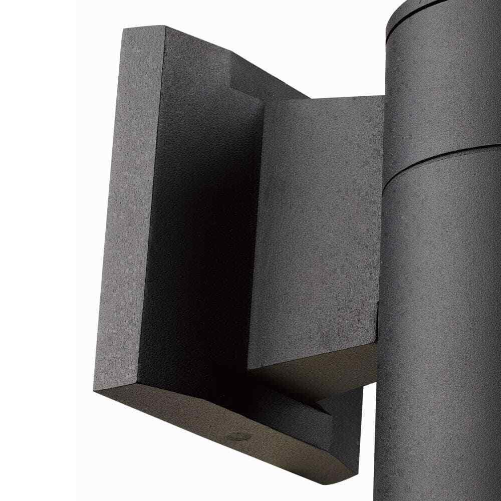 Bel Air Lighting Compact 8 in. Black Integrated LED Outdoor Wall Light Fixture
