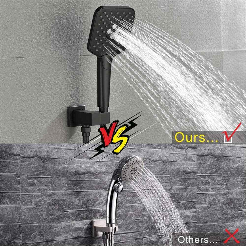 Toject Pardo 3-Spray Patterns with 1.8 GPM 9.8 in. Wall Mount Dual Shower Heads