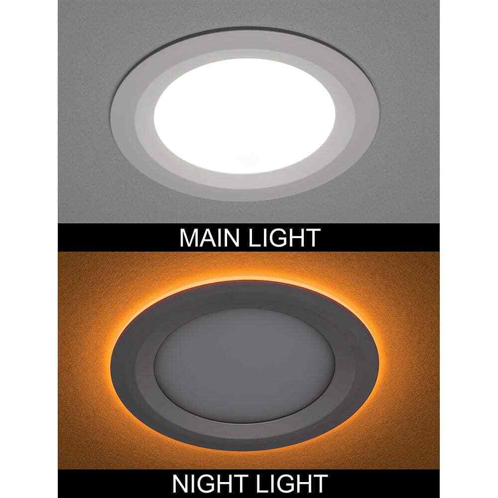 Commercial Electric Ultra Slim 6 in. CCT Integrated LED Recessed Light Trim