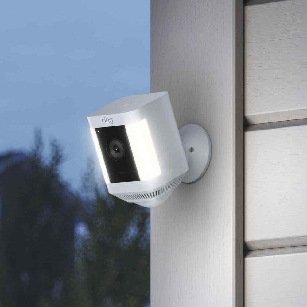 Ring Spotlight Cam Plus Battery Smart Security Video Camera w/ LED Light 2-Pack