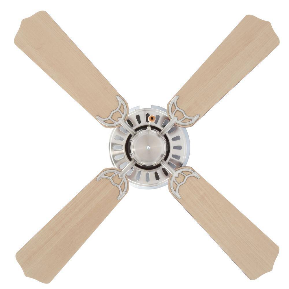 Progress Lighting AirPro Hugger 42 in. 4-Blade Indoor Brushed Nickel Ceiling Fan