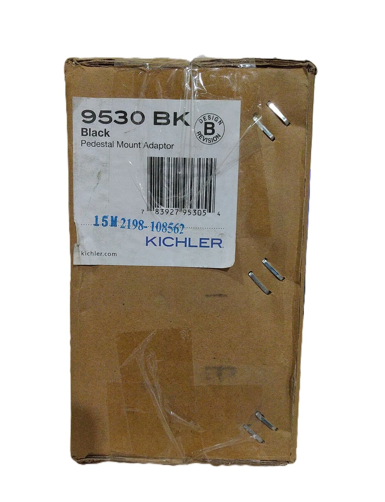 KICHLER 7 in. x 3.5 in. Black Aluminum Outdoor Pedestal Mount (1-Pack)