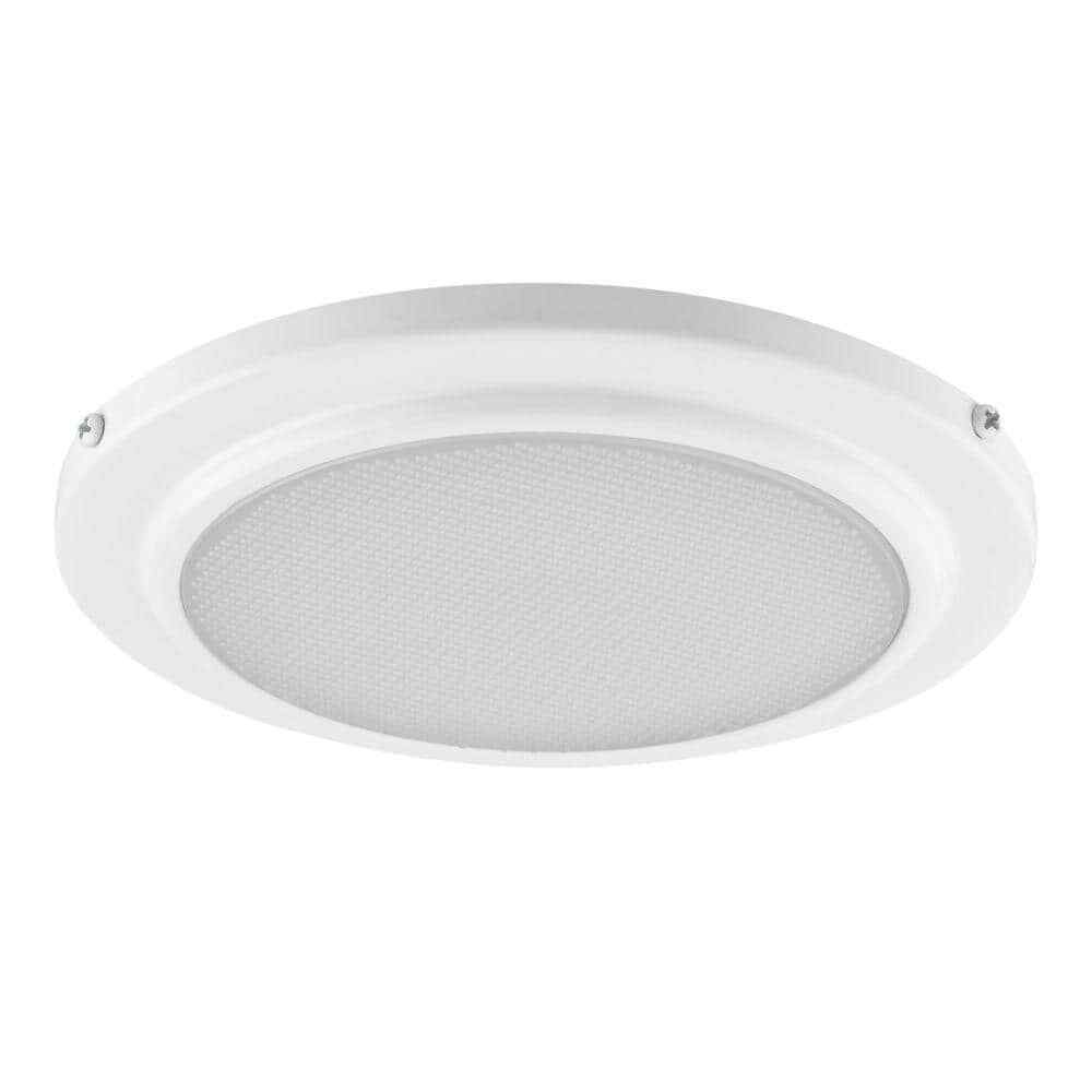 Globe Electric 5 in. White Recessed Shower Light Fixture