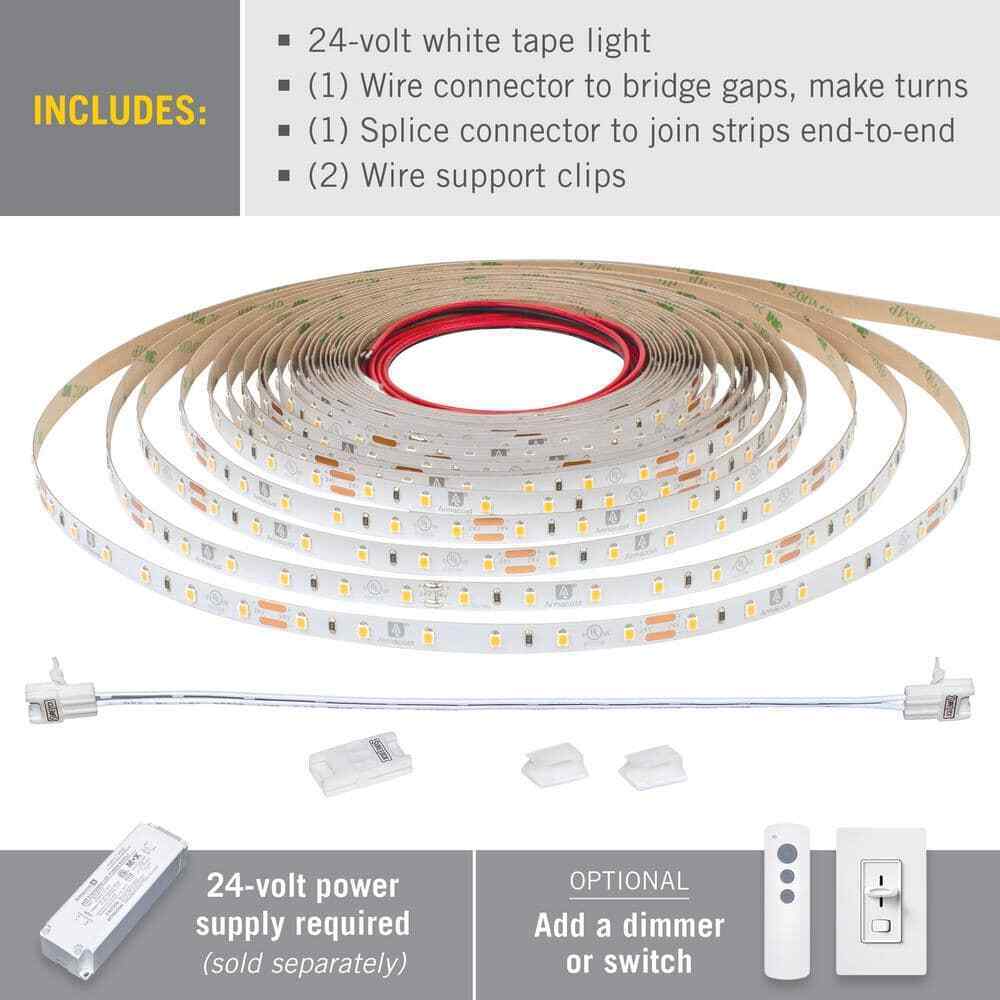 Armacost Lighting 65.6 ft. Hardwired 2700K Warm White 60 LED Integrated LED