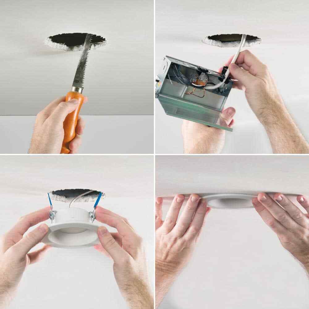 HALO LCR4 4 in. Soft White Selectable CCT Integrated LED Recessed Light