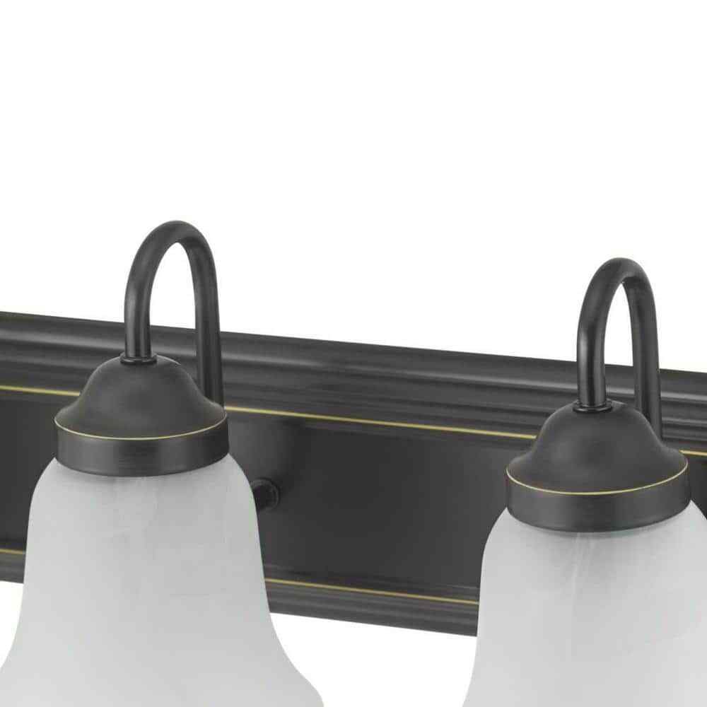 Progress Lighting Solvang 30 in. 4-Light Antique Bronze Vanity Light