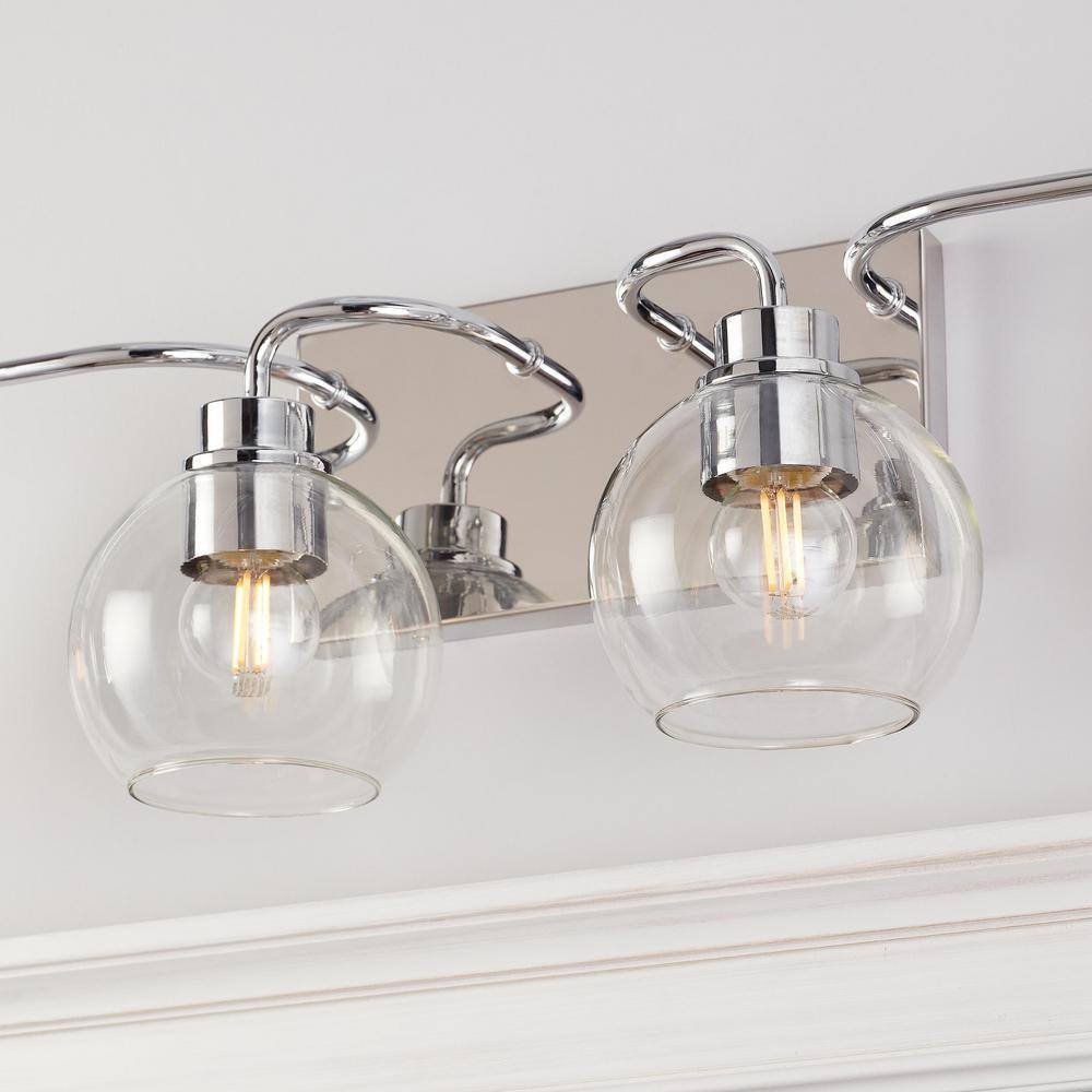 Hampton Bay Vista Heights 4 Light Polished Chrome Vanity Light HD-1862CH