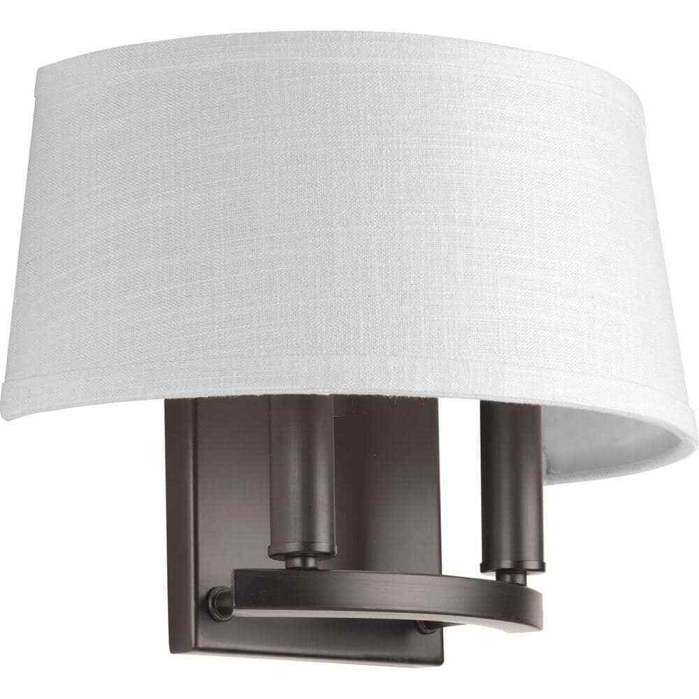 Progress Lighting Cherish Collection 2-Light Antique Bronze Wall Sconce