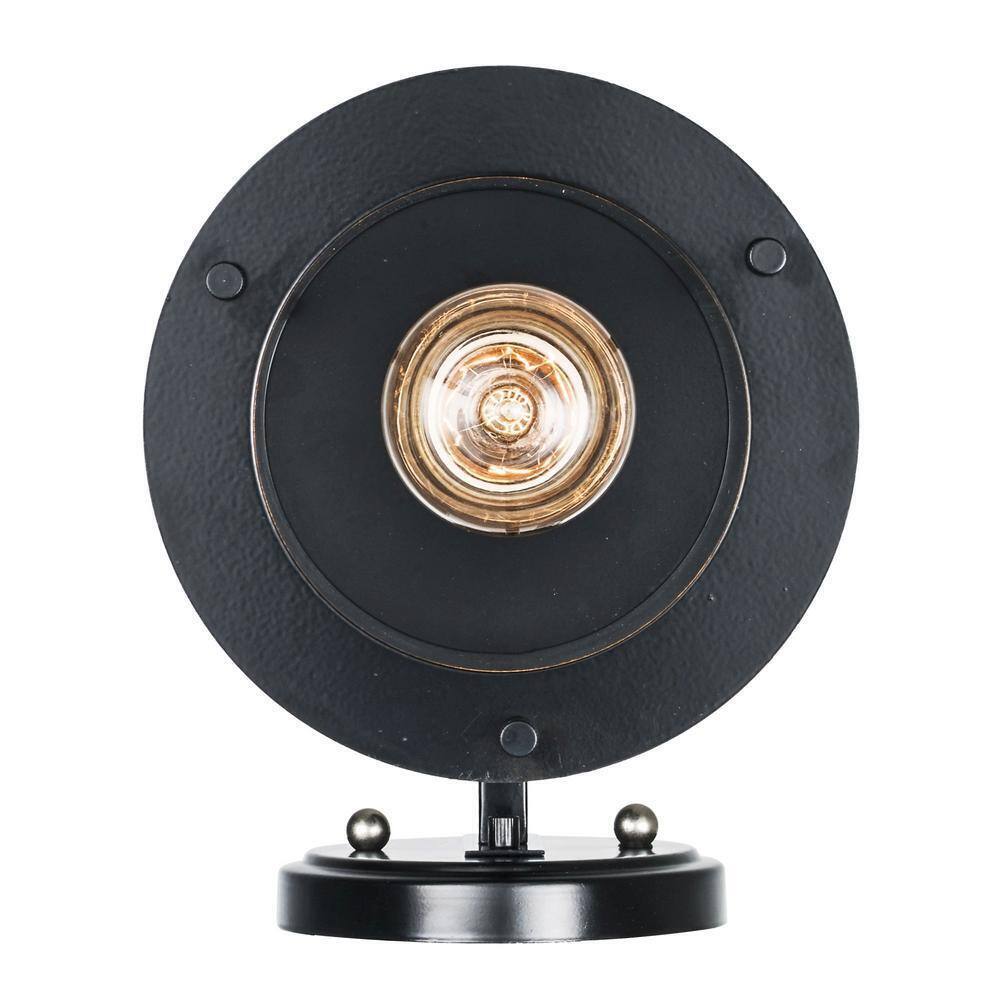Bel Air Lighting Blues 16.5 in. Black Brushed Nickel Outdoor Wall Light Fixture