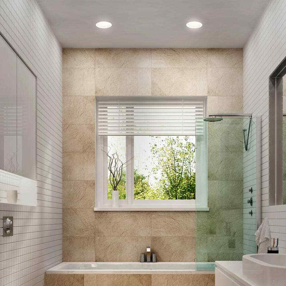 Commercial Electric 4 in. Selectable Color Canless Recessed Integrated LED Kit