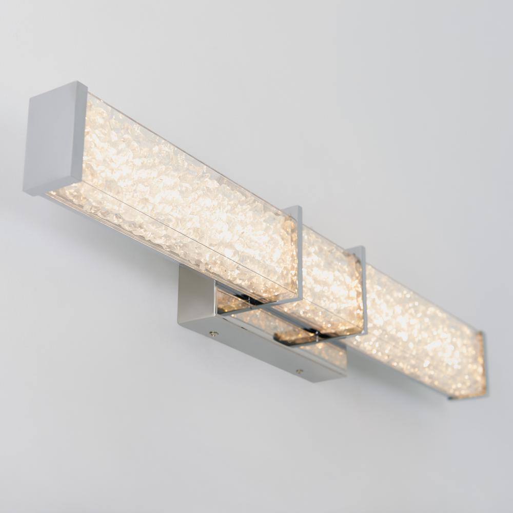Artika Riviera 27 in. 1-Light Chrome LED Vanity Light Bar VAN-RIV