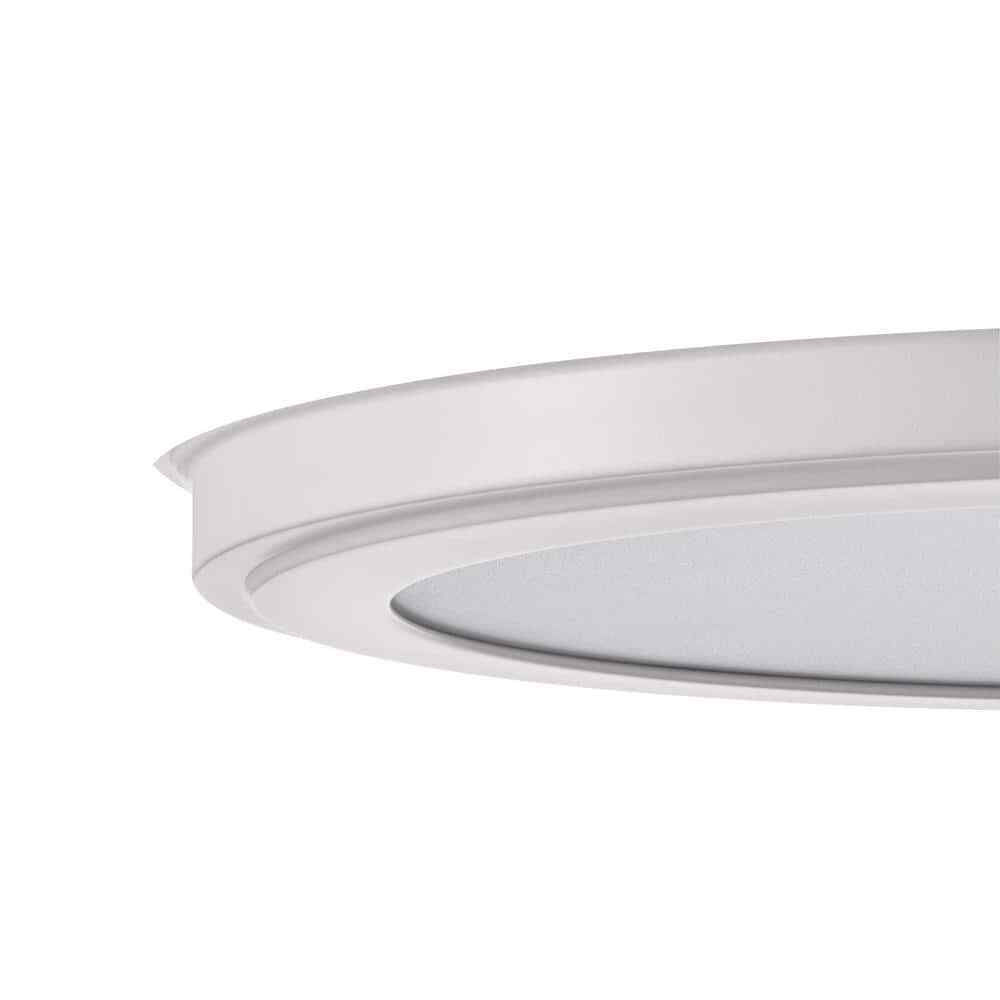 Commercial Electric 15 in. Matte White 5-CCT LED Round Flush Mount 2-Pack