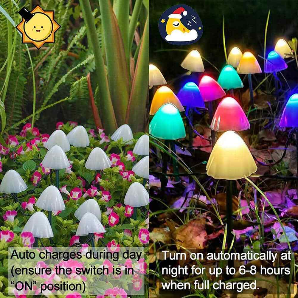 SOWAZ 20 LED 20 ft. Outdoor Solar Integrated LED Bulb String Light