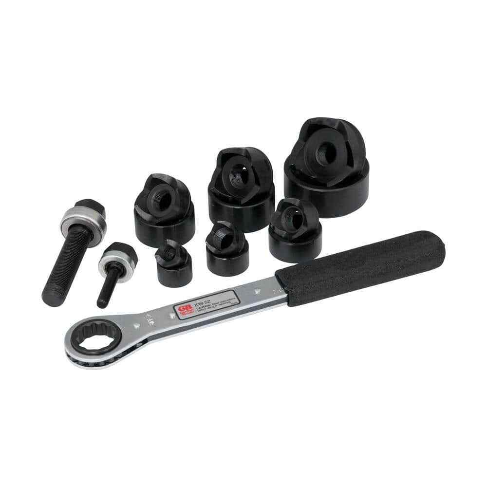 Gardner Bender Mechanical Slug-Out Set w/KW52 Wrench 1/2 in.- 2 in. Conduit Size