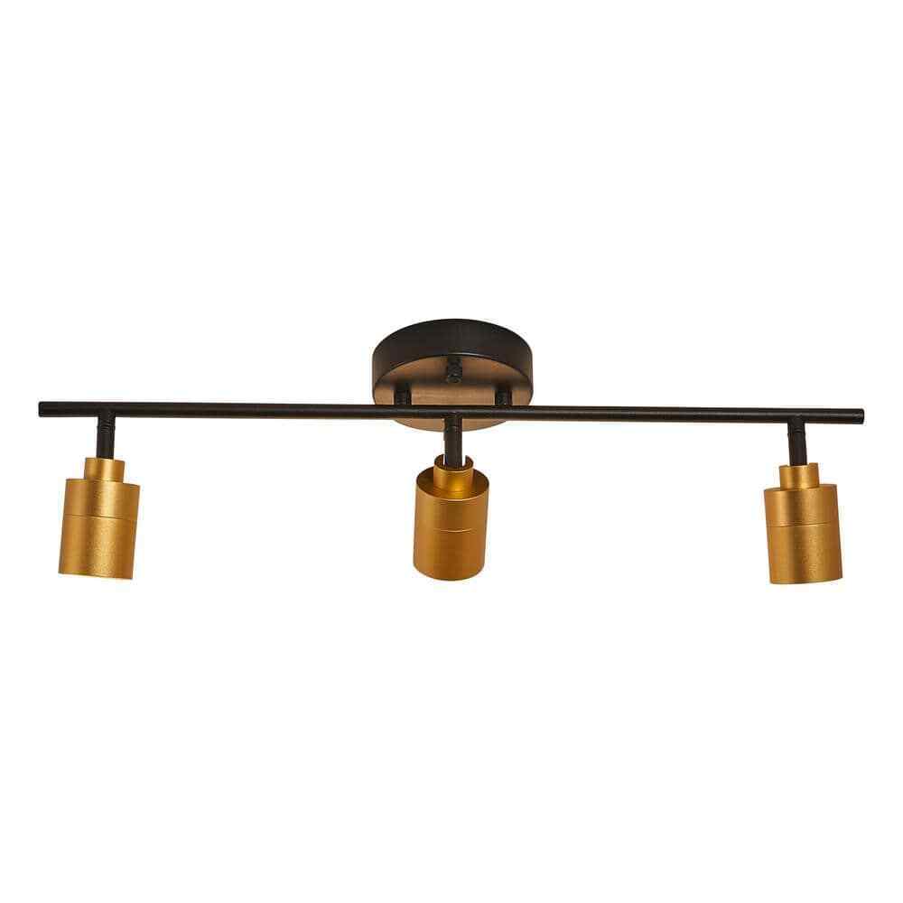 Vidalite 2 ft. 1470 Lumen Brass And Black Modern LED Track Light rotating 3000K