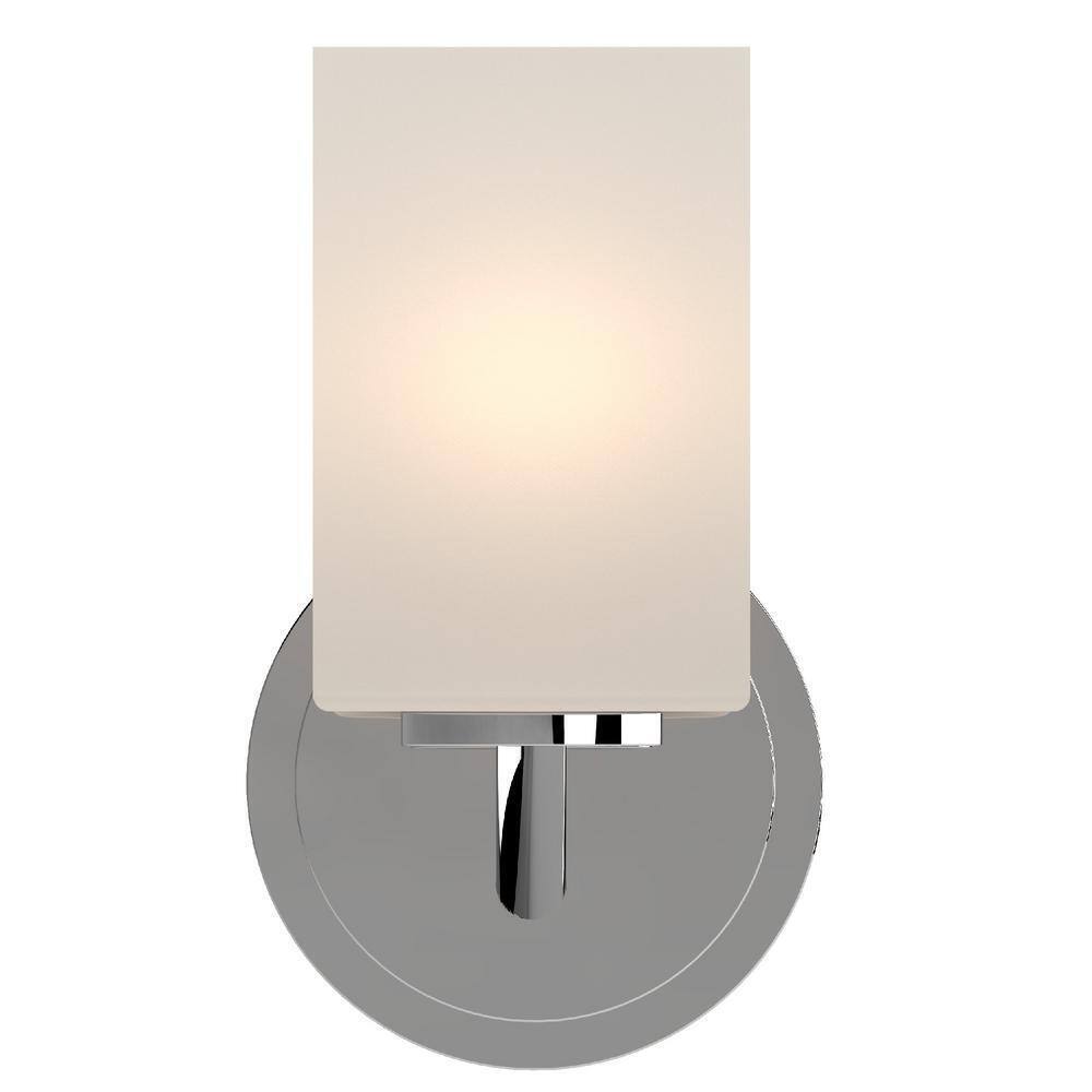 Volume Lighting Sharyn 6 in. Chrome Bathroom Light Wall Sconce