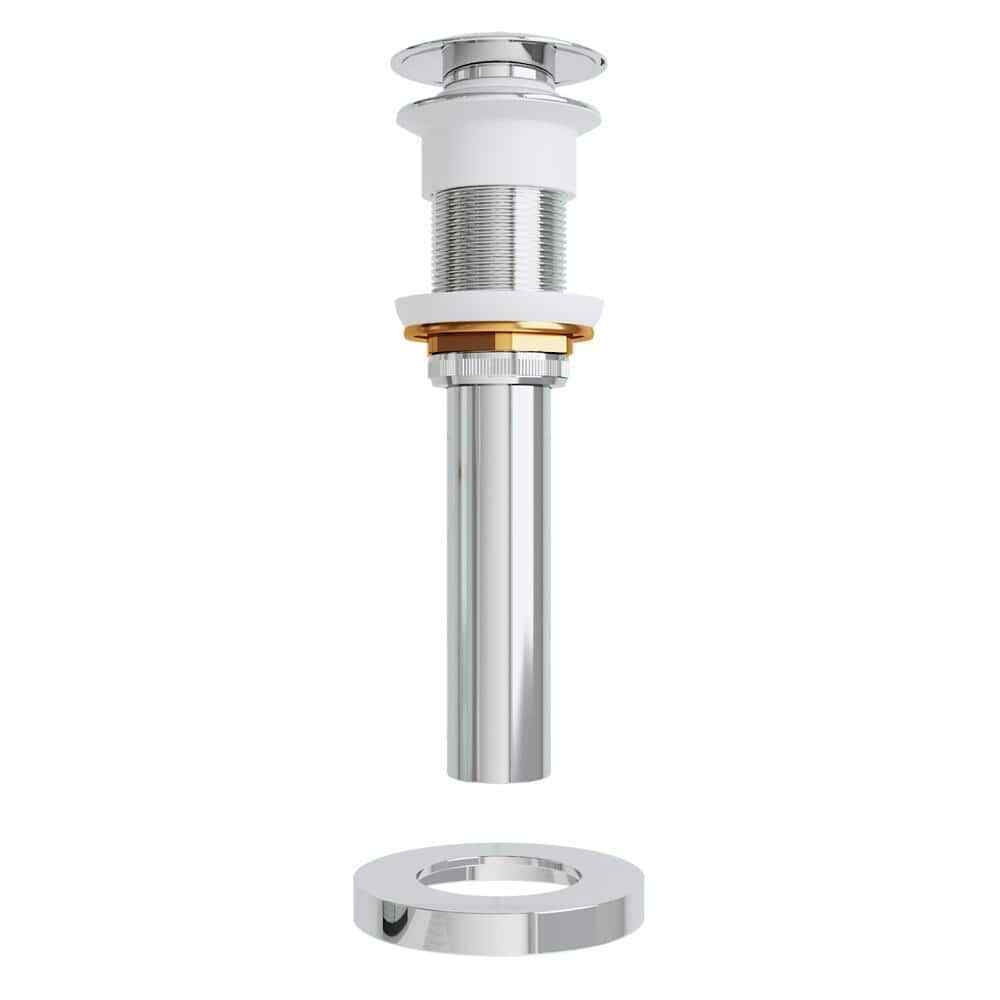 VIGO Vessel Bathroom Sink Pop-Up Drain and Mounting Ring in Chrome VG07000CH