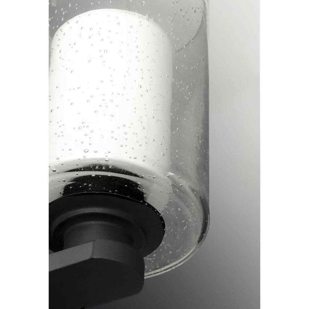 Progress Lighting Compel 1-Light Black Modern Outdoor Medium Wall Lantern