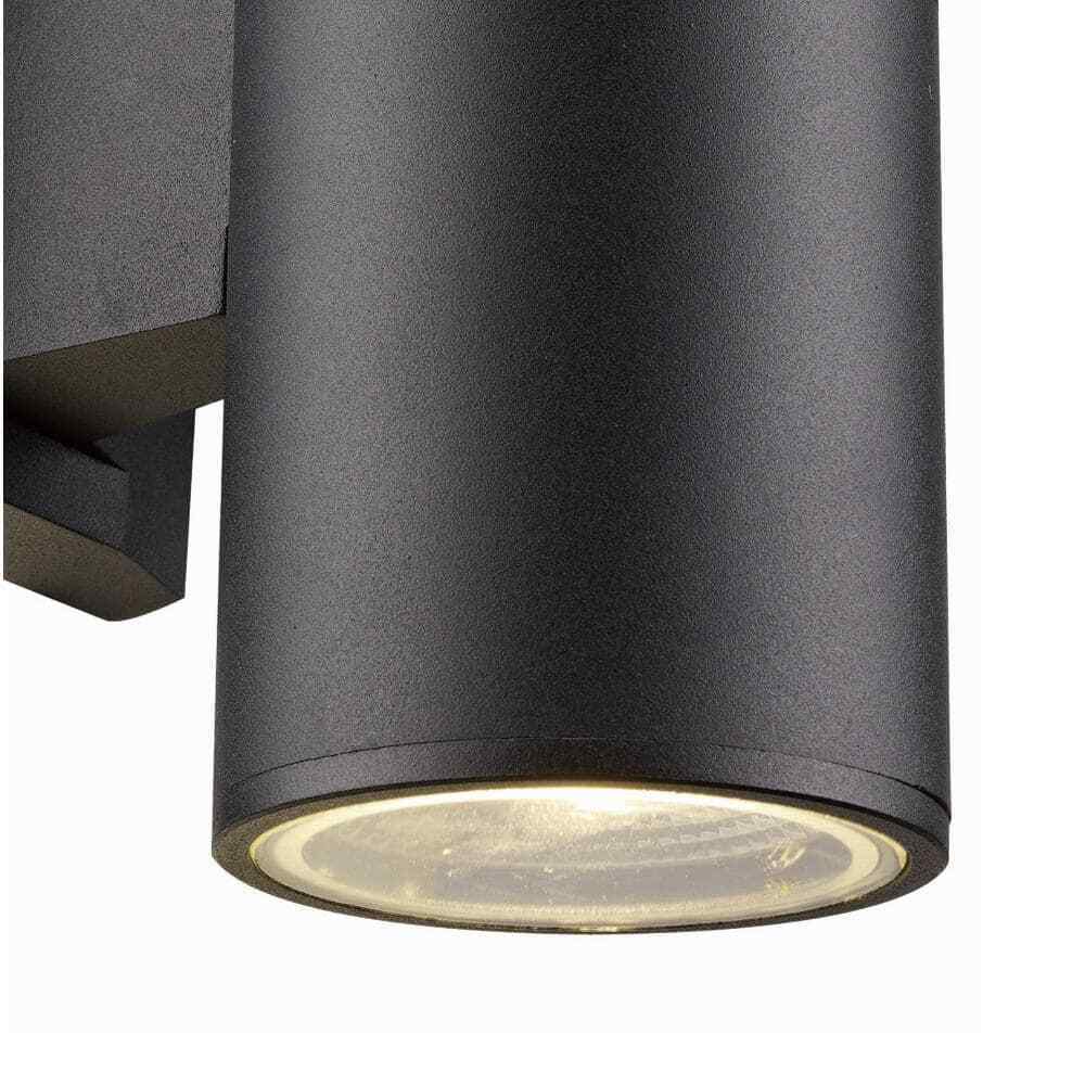 Bel Air Lighting Compact 8 in. Black Integrated LED Outdoor Wall Light Fixture