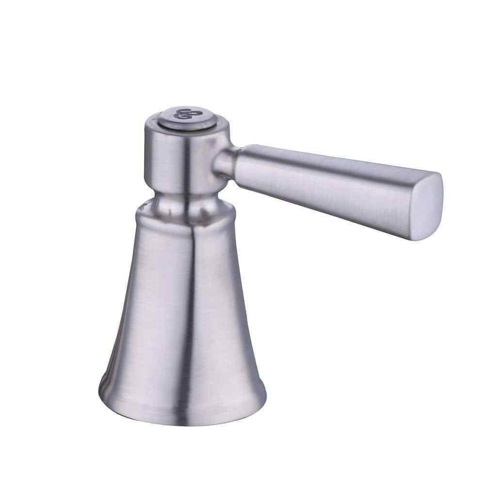 Glacier Bay Melina 4 in. Centerset Double Handle Bathroom Faucet Brushed Nickel