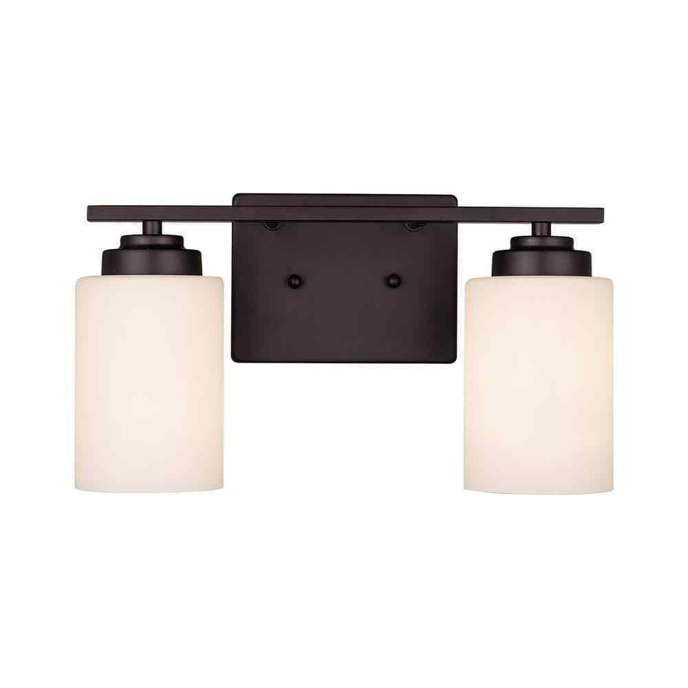 Bel Air Lighting Mod Pod 14.25 in. Rubbed Bronze Bathroom Vanity Light Fixture