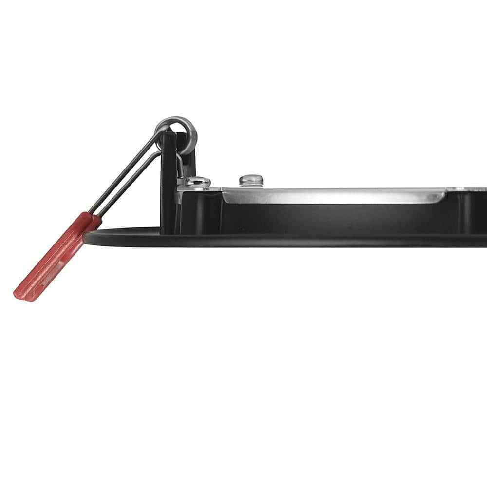 Commercial Electric 6 in. Selectable Canless Recessed Integrated Kit Matte Black