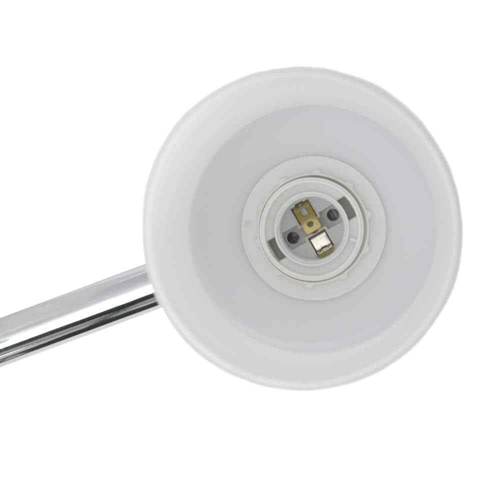 Simple Designs 20.75 in. 3-Light Chrome Modern Metal and Milk White Shades