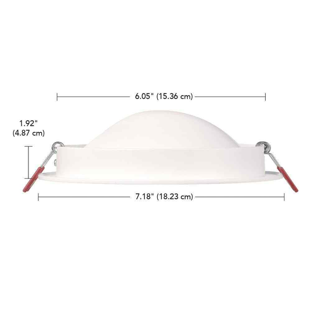 Commercial Electric 6 in. Selectable Canless Recessed Integrated LED Kit