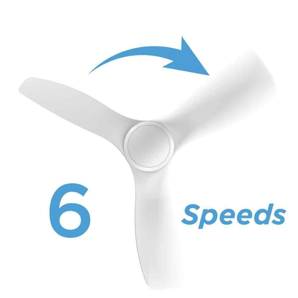 ProMounts Smart WiFi LED 52 in. Ceiling Fan with Light and Remote. Alexa Google