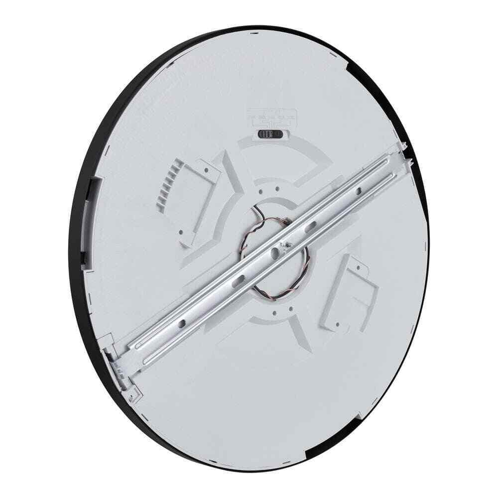 Commercial Electric 15 in. Black Ultra-Low Profile LED Flush Mount 5CCT 2-Pack