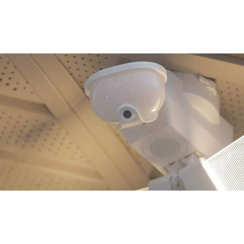 SECUR360 2000 Lumens LED Motion Sensor Wired Edge Lit White Security Flood Light