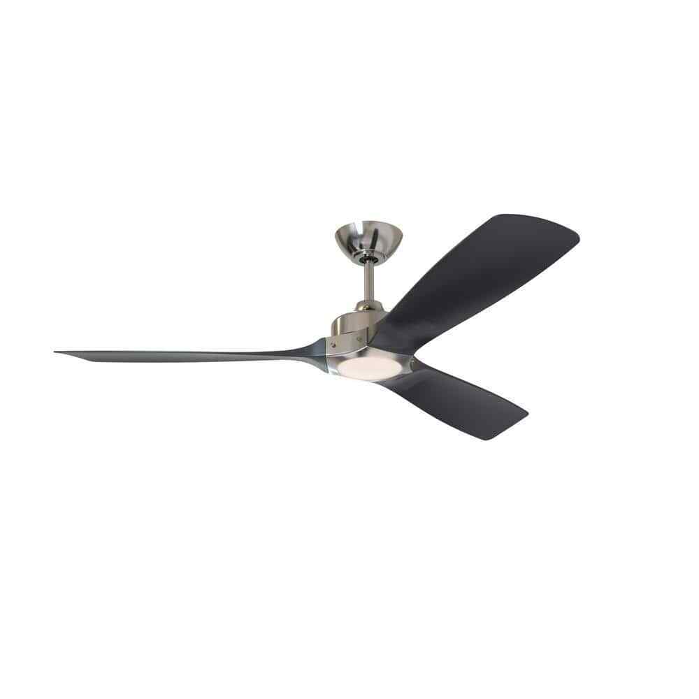 Breezism Stapleton 52" LED Indoor Brushed Nickel Ceiling Fan w/ Remote Control