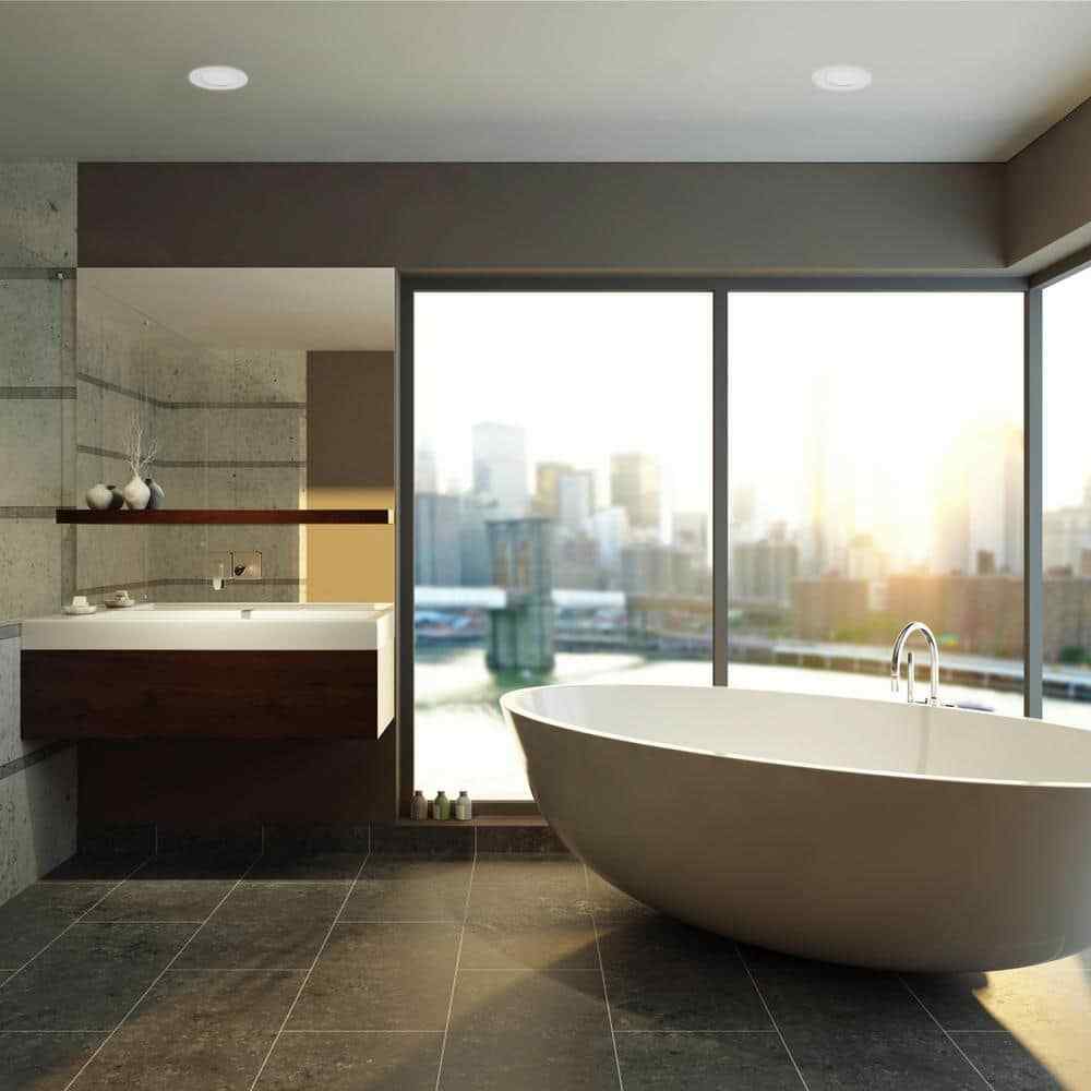 Globe Electric Ultra Slim Series 4 in. White Integrated LED Recessed Kit