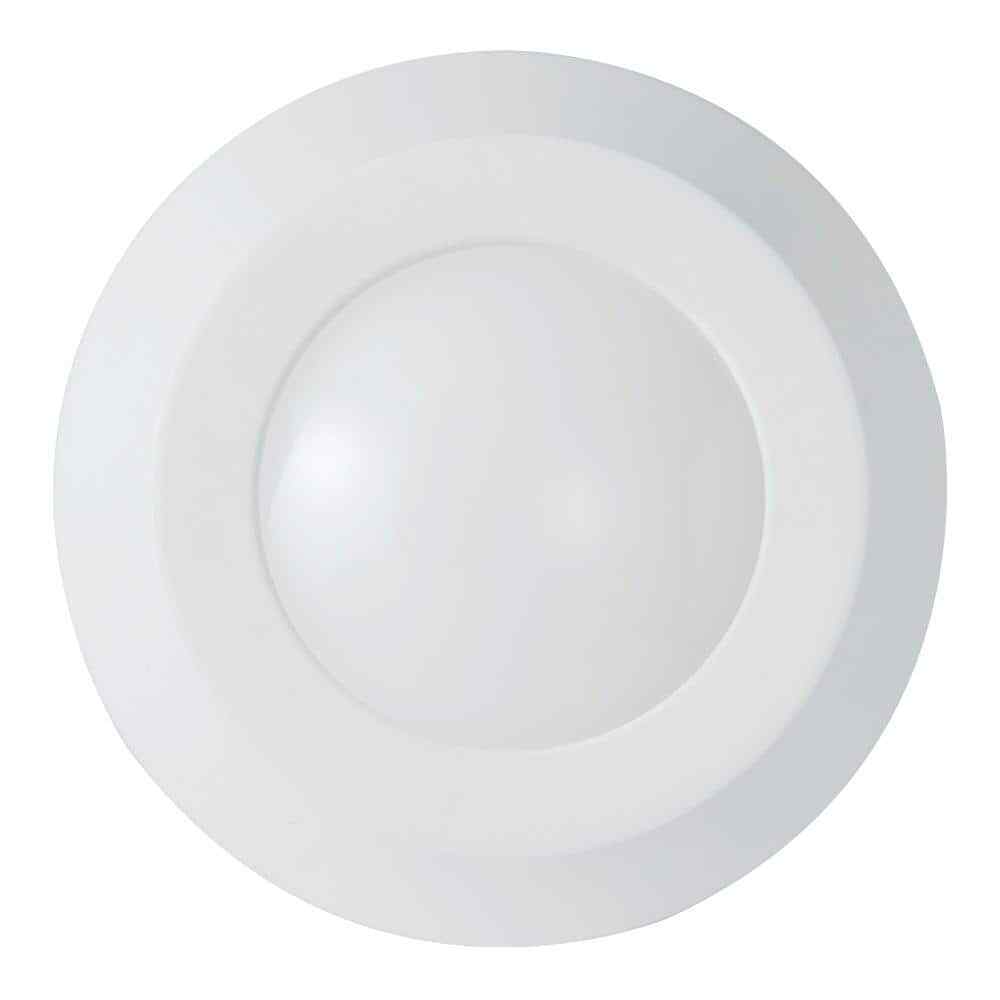 HALO BLD 4 in. White Integrated LED Recessed Ceiling Light Trim 3000K Soft White